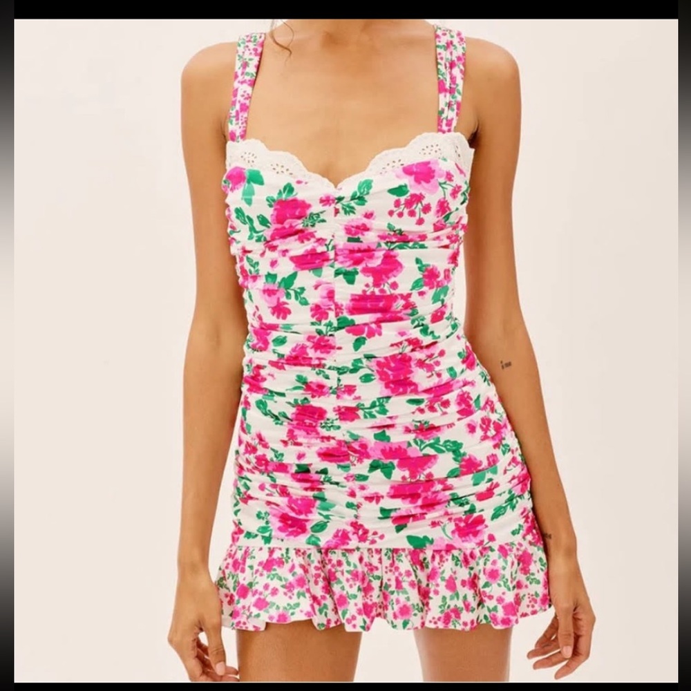 For Love and Lemons | Petal Tank Mini Dress